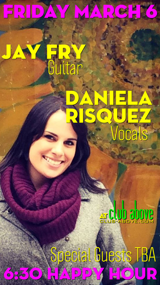 Jay Fry and Daniela Risquez at Club Above
