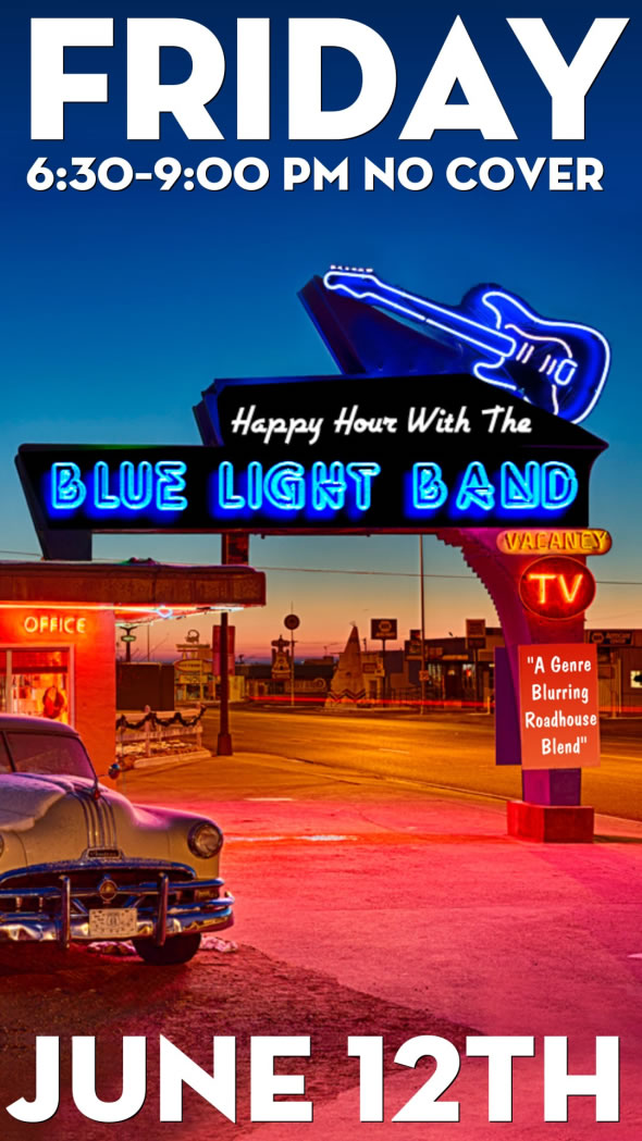 Blue Light Band at Club Above!
