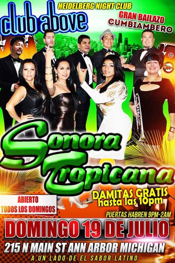 Latin Night Ann Arbor, at Club Above!