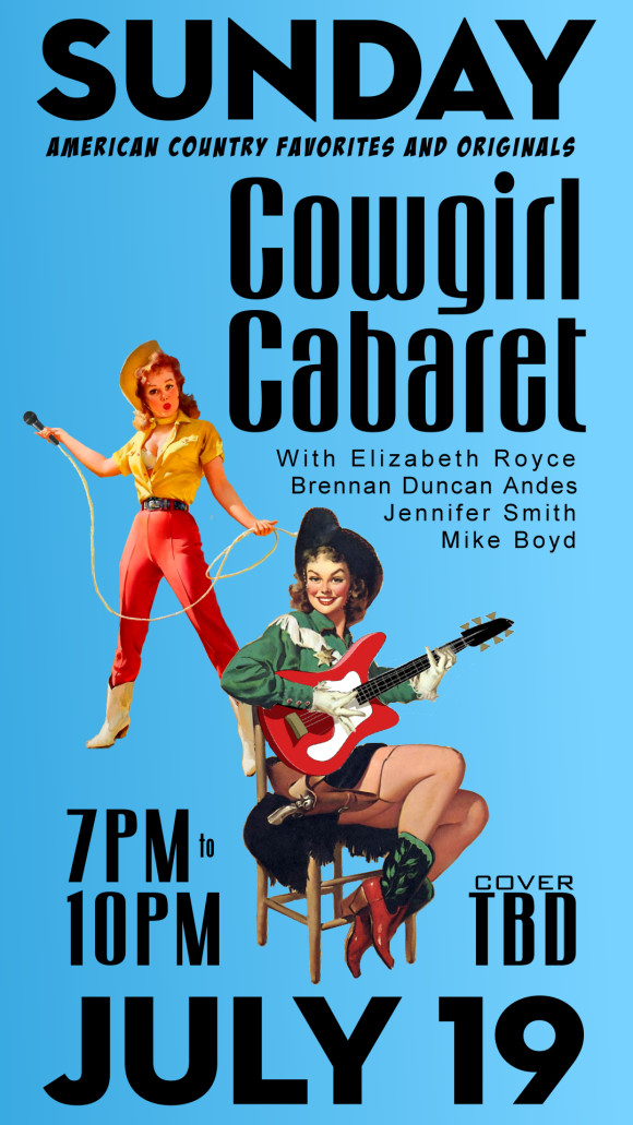 Cowgirl Cabaret at Club Above!